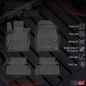 Mazda CX-7 Floor Mat - Omac - Premium TPE - Black - '07-'12